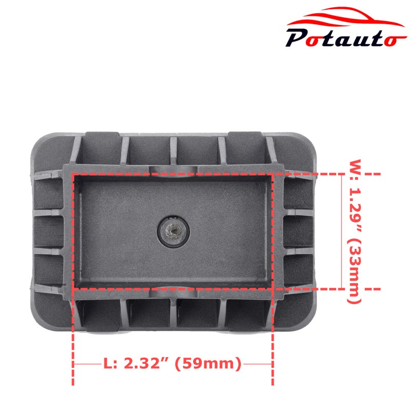 Potauto Upgraded 51717237195 Car Jack Lift Pad Puck Support Compatible with BMW 1 3 5 6 7 X1 M3 M5 M6 Series (Qty 1, 51717237195) - Image 2
